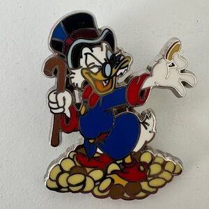 Disney Store Vintage Scrooge McDuck Money Coin Pin